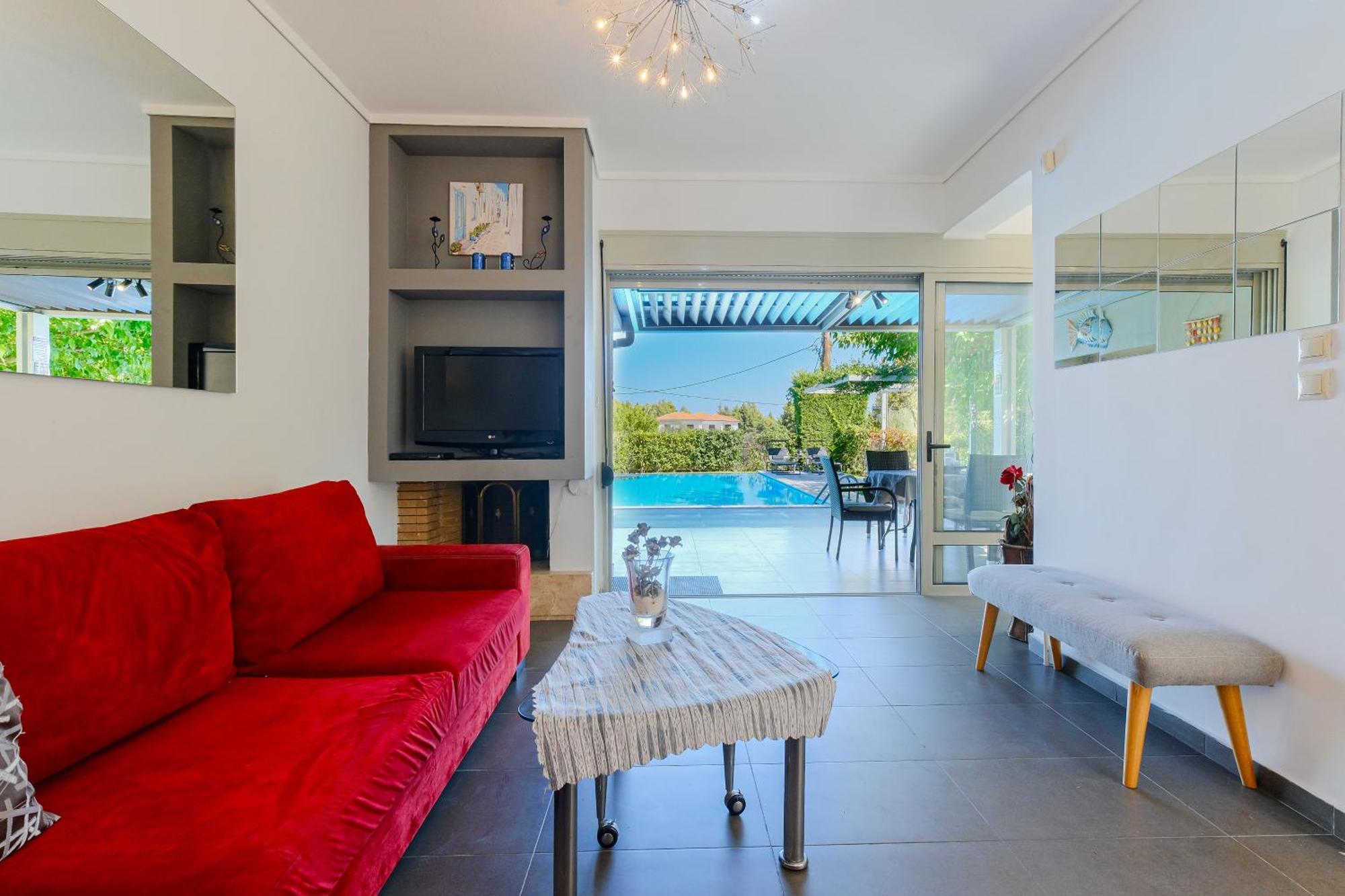 Deluxe Chrousso Pool Villa Paliouri Exteriör bild